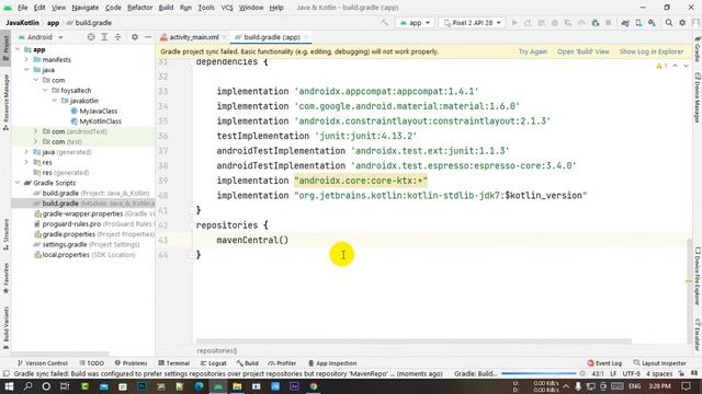 Fix Build Was Configured To Prefer Settings Repositories Over Project Repositories But Repository