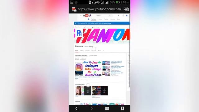 How to change your youtube channel layout | android | mobile device смотреть онлайн