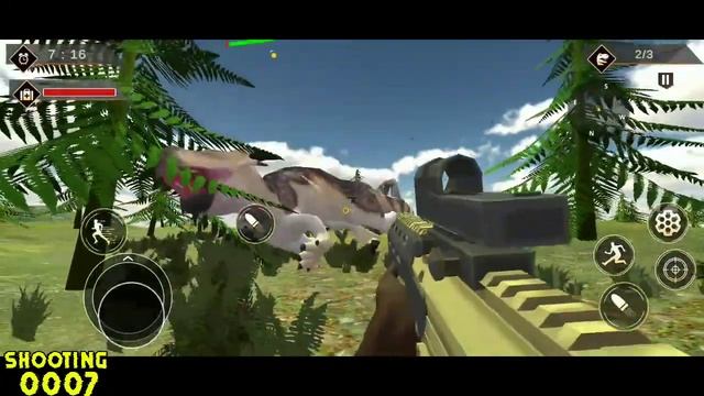 Wild Dino Hunting Games Android Gameplay смотреть онлайн
