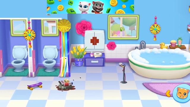 My Talking Tom Friends - Unlimited Money - Episode 20 - GAMEPLAY 4U смотреть онлайн