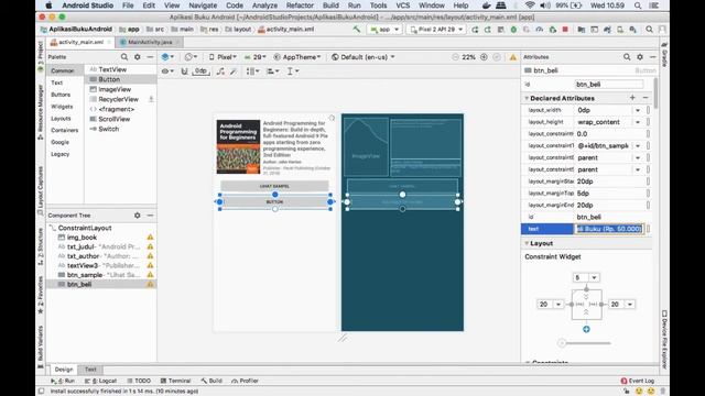 Android Studi Kasus Activity dan ConstraintLayout смотреть онлайн
