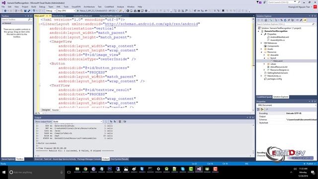 Xamarin Android Tutorial - Text Recognition смотреть онлайн