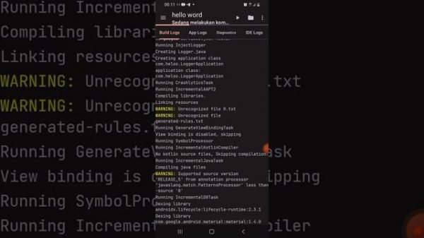 Tutorial Code Assist-Android ide part 1