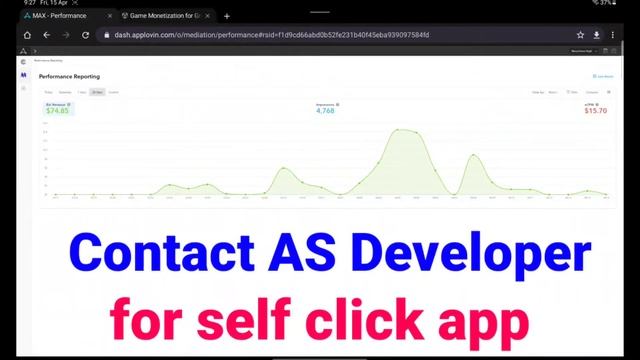 Unity Ads vs Applovin Self Click | Applovin payment proof | Unity ads high eCPM App смотреть онлайн