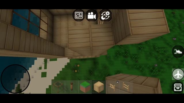 Mini Block Craft 3D Gameplay #35 (iOS & Android) | Wooden House 🏠 смотреть онлайн