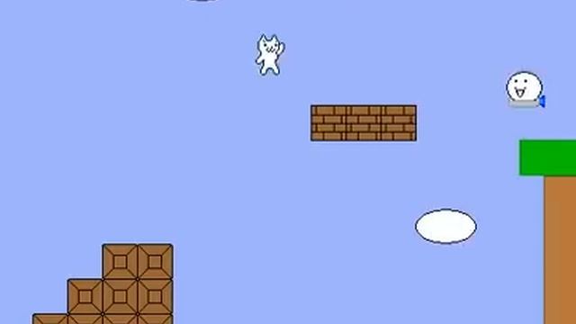 Syobon Action/Cat Mario - Perfect Run/No Deaths смотреть онлайн