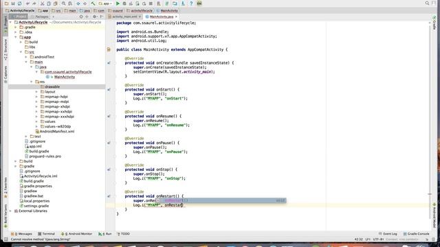 Introduction to Android Activity Lifecycle смотреть онлайн