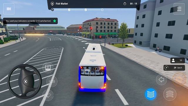 Bus Simulator City Ride Lite | Android Gameplay #1 смотреть онлайн