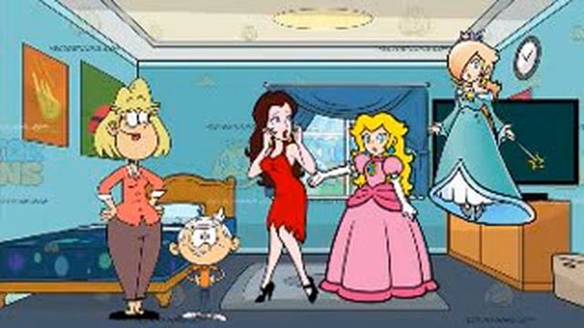 Lincoln and Rita went into the room with the girls. смотреть онлайн