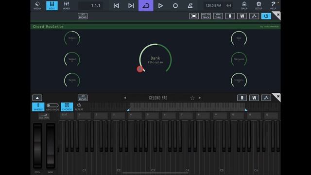 Chord Roulette - Generate Chords From One Note - 100% FREE - Tutorial for the iPad смотреть онлайн