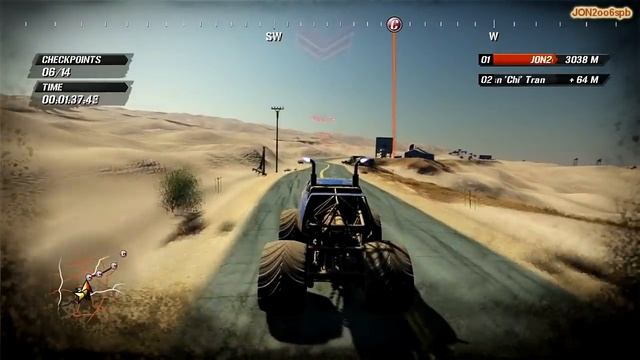 FUEL | PC Gameplay | Monster Truck Race [HD 720p] смотреть онлайн