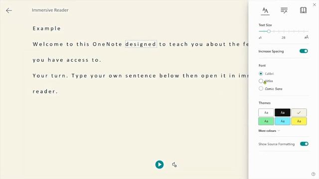 Class Notebook for Students - Immersive Reader on Windows 10 смотреть онлайн
