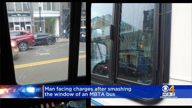 Man faces charges after smashing bus window смотреть онлайн