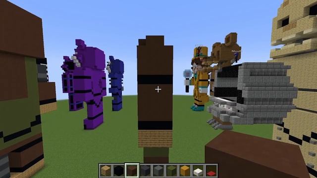 Minecraft Tutorial: Withered Chester Statue (Five Nights at Candy's 2) смотреть онлайн