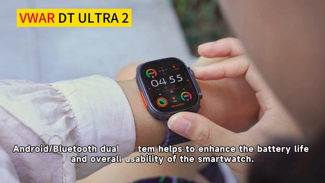 VWAR DT ULTRA 2 Android Smartwatch- GPS WIFI Google Play, 2.1" AMOLED Screen смотреть онлайн