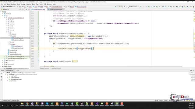 EDMT Dev - Food App Android Studio #50 Search Shipper смотреть онлайн