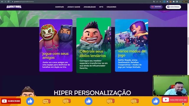 [PRE REGISTRO] DO JOGO GUNSTARS NFT JOGO ESTILO BRAWL STARS E THETAN ARENA GANHE DINHEIRO NESSE GAM смотреть онлайн