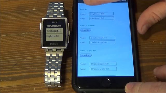 Pebble Smart Watch Garage Door Opener with MQTT, IFTTT, and Adafruit.io смотреть онлайн
