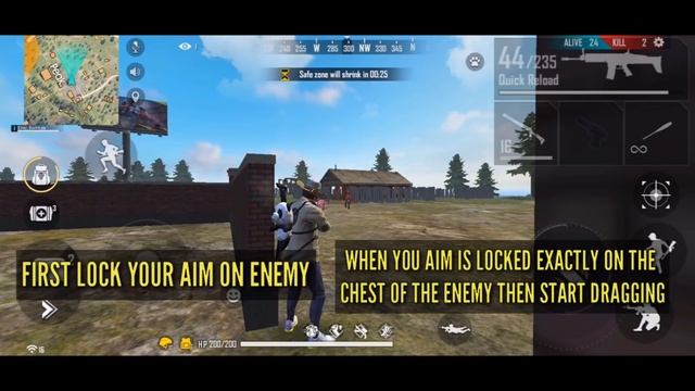 Drag Headshot Trick 90% Headshot Rate Free Fire Auto Headshot Pro Tips And Tricks, Must Watch.