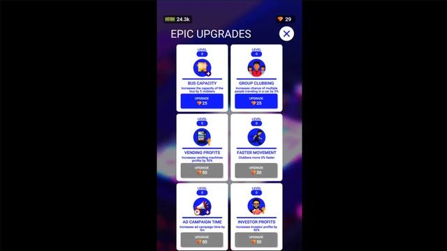 Nightclub Empire - Idle Disco Tycoon (Early Access) (Gameplay Android) смотреть онлайн