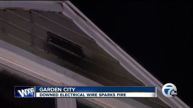 Downed power line sparks fire in Garden CIty смотреть онлайн