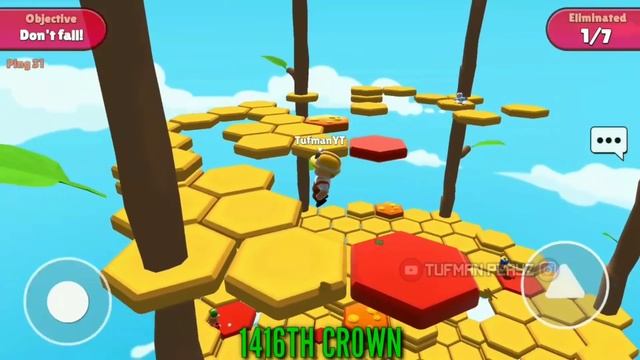 I Hate These Obstacles. Winning 1420 Crowns In Stumble Guys | TUFMAN PLAYZ. смотреть онлайн
