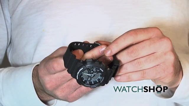 Men's Casio G-Shock Hyper Complex Alarm Chronograph Watch (GA-110C-1AER) смотреть онлайн