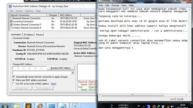 HOW TO CHANGE MAC ADDRESS WITH TMAC V6 (100% WORK) смотреть онлайн