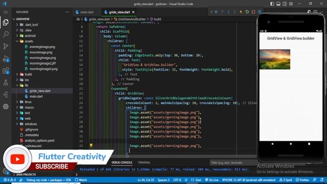 GridView and GridView.builder in Flutter | How to create gridview in flutter смотреть онлайн