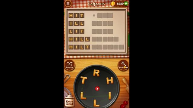Word Cookies Coffee 5 Answers Guide (Android/IOS) смотреть онлайн