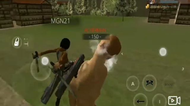 game play attack on titan mobile(offline) смотреть онлайн