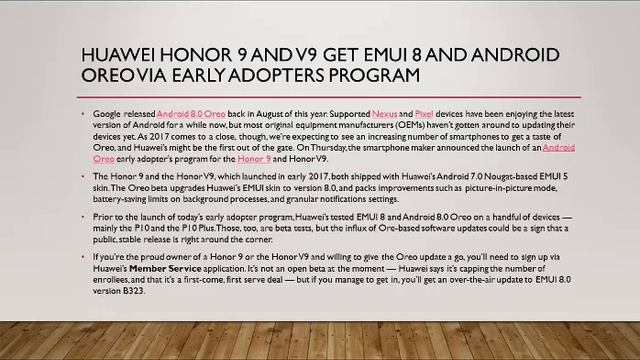 Install EMUI 8 and Oreo in huawei honor 9 and huawei honor 9v смотреть онлайн