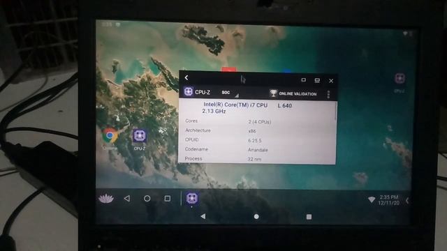 Android x86 on Lenovo X201 смотреть онлайн