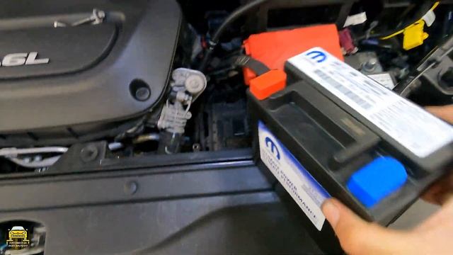 How To Fix/Replace Start/Stop Chrysler Pacifica Aux. Battery смотреть онлайн