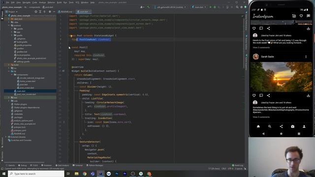 Flutter UI: Photo View and Google Fonts смотреть онлайн