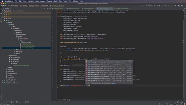 Building a plugin for Android Studio #16: Creating a new Android Studio template (III) смотреть онлайн