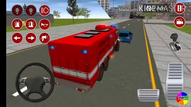 Real fire truck driving || Android gameplay, #4 смотреть онлайн
