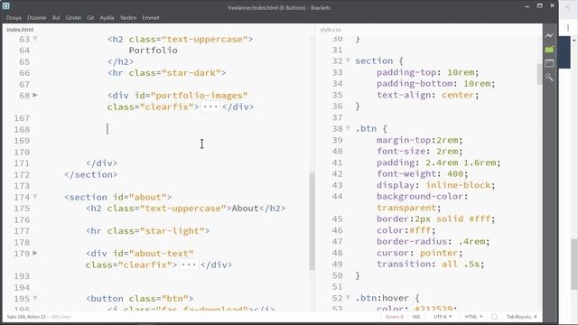 9-Freelancer Web Tasarım Uygulaması-Buttons смотреть онлайн