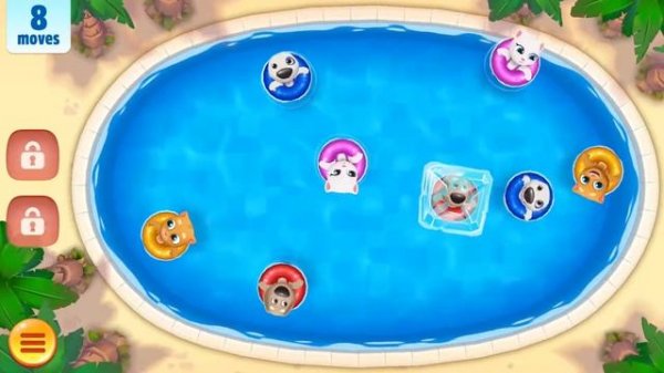 Talking Tom Pool | Stage 1 (Android Gameplay) | Cute Little Games