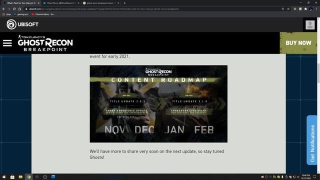 A little Bit Of hope For GHOST RECON BREAKPOINT Upcoming updates смотреть онлайн