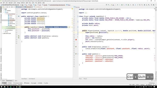 Ep. 05 - Object abstraction and inheritance | Android Studio 2D Game Development смотреть онлайн