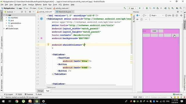 android tutorial in pashto #37 table layout-2 смотреть онлайн