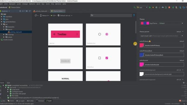 How to change background color of Application bar in Android Studio смотреть онлайн