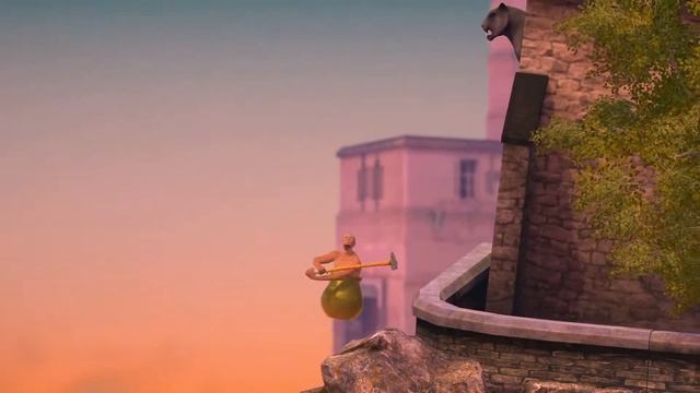 Safest Way To Climb Orange Hell || Getting Over It смотреть онлайн