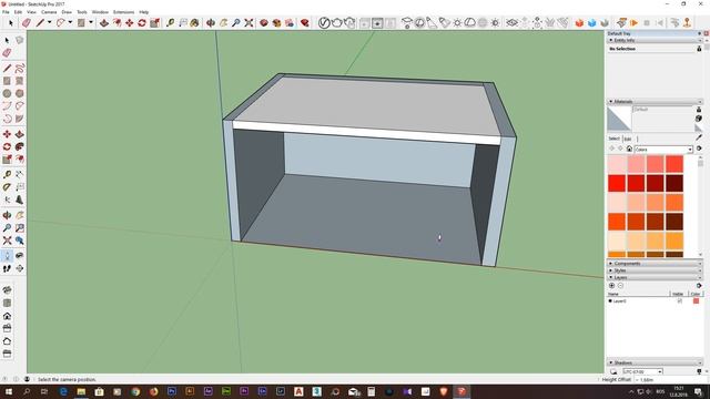 How to create scene in Google SketchUp 2017 смотреть онлайн