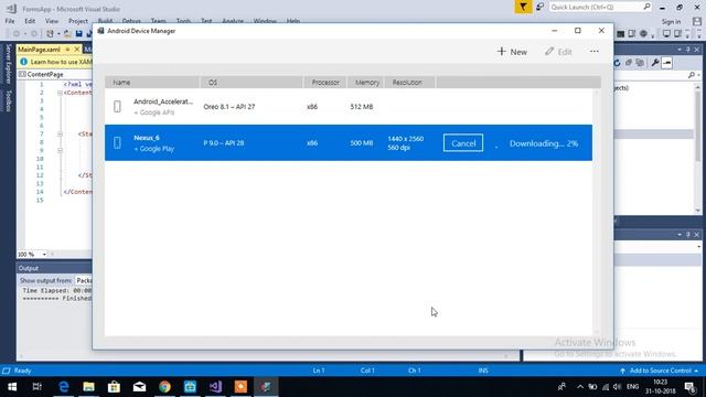 How to setup emulator in Visual Studio 2017 смотреть онлайн