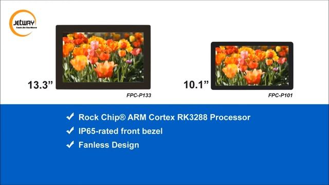 Jetway Rockchip RK3288 Based 10.1” PoE Panel PC - FPC-P101 смотреть онлайн