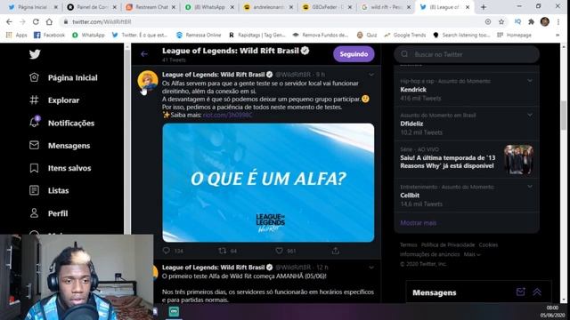ALPHA CHEGA MAIS CEDO! |LEAGUE OF LEGENDS WILD RIFT смотреть онлайн