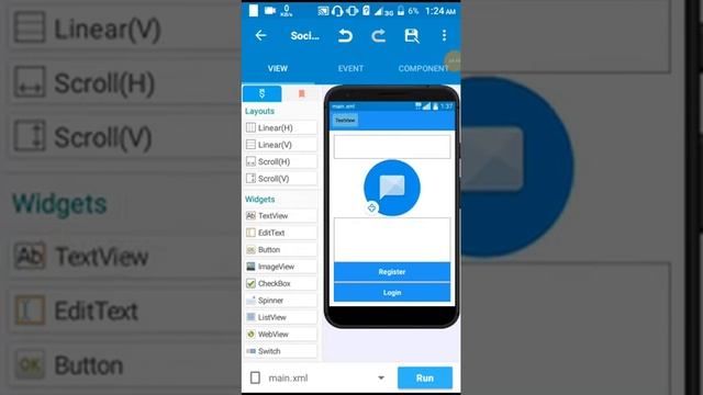 How To Make Social Media App In Sketchware Part-1 смотреть онлайн