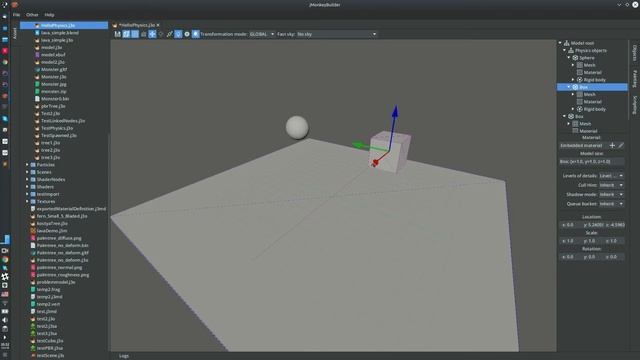 jMonkeyBuilder 1.7.0: Updated working with physics. смотреть онлайн